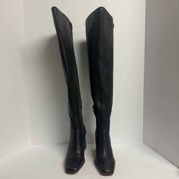 Vince Camuto Womens Dreven Over The Knee Boot Black Size 8.5 M - Picture 3 of 6